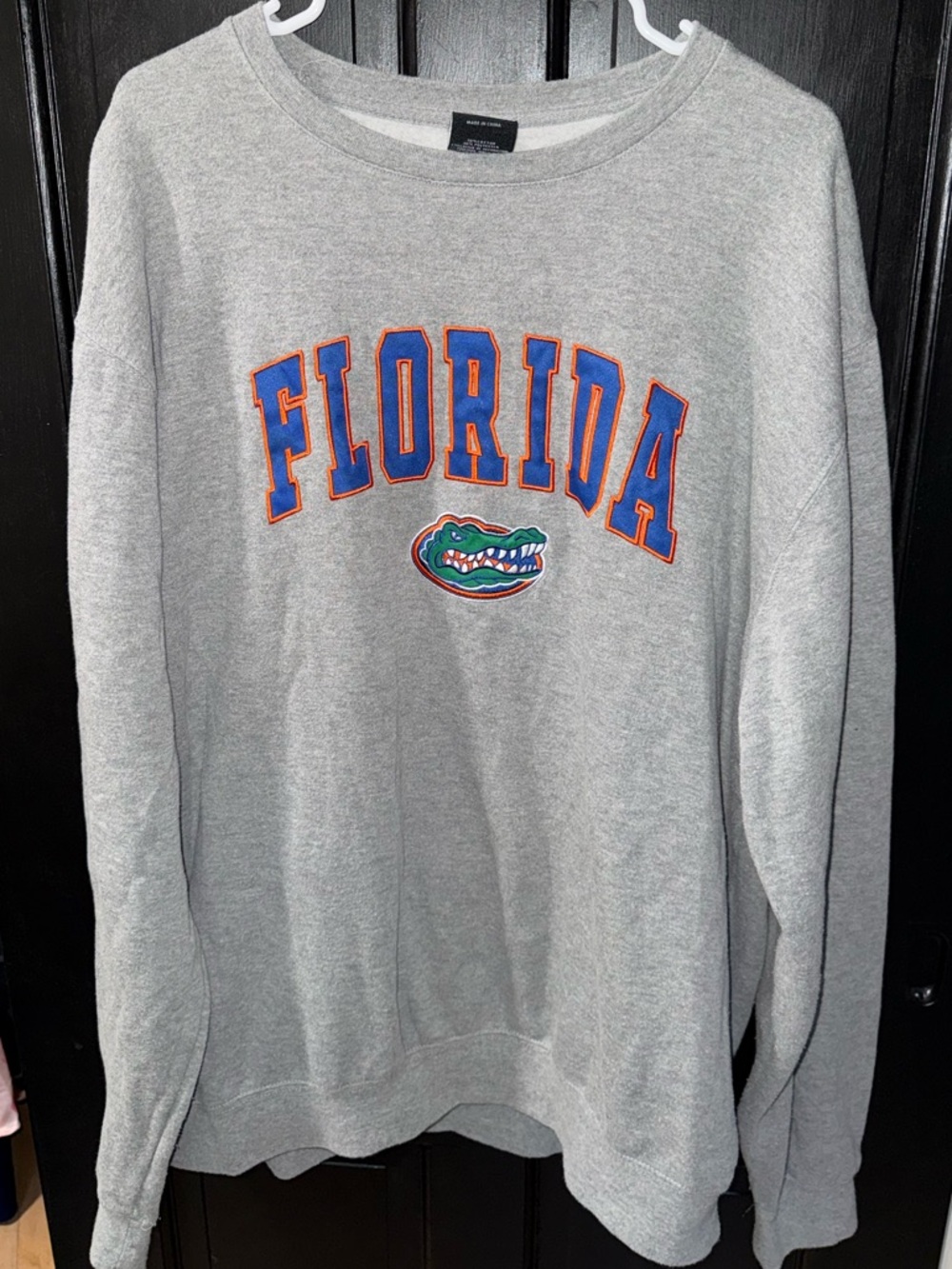 Florida Gators Crewneck Embroidered with Orange & Blue Trim